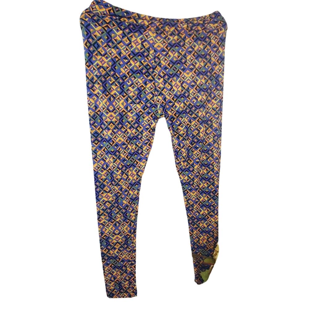 LuLaRoe Leggings TC Tall & Curvy Butter Soft Geometric Print Womens Plus Size